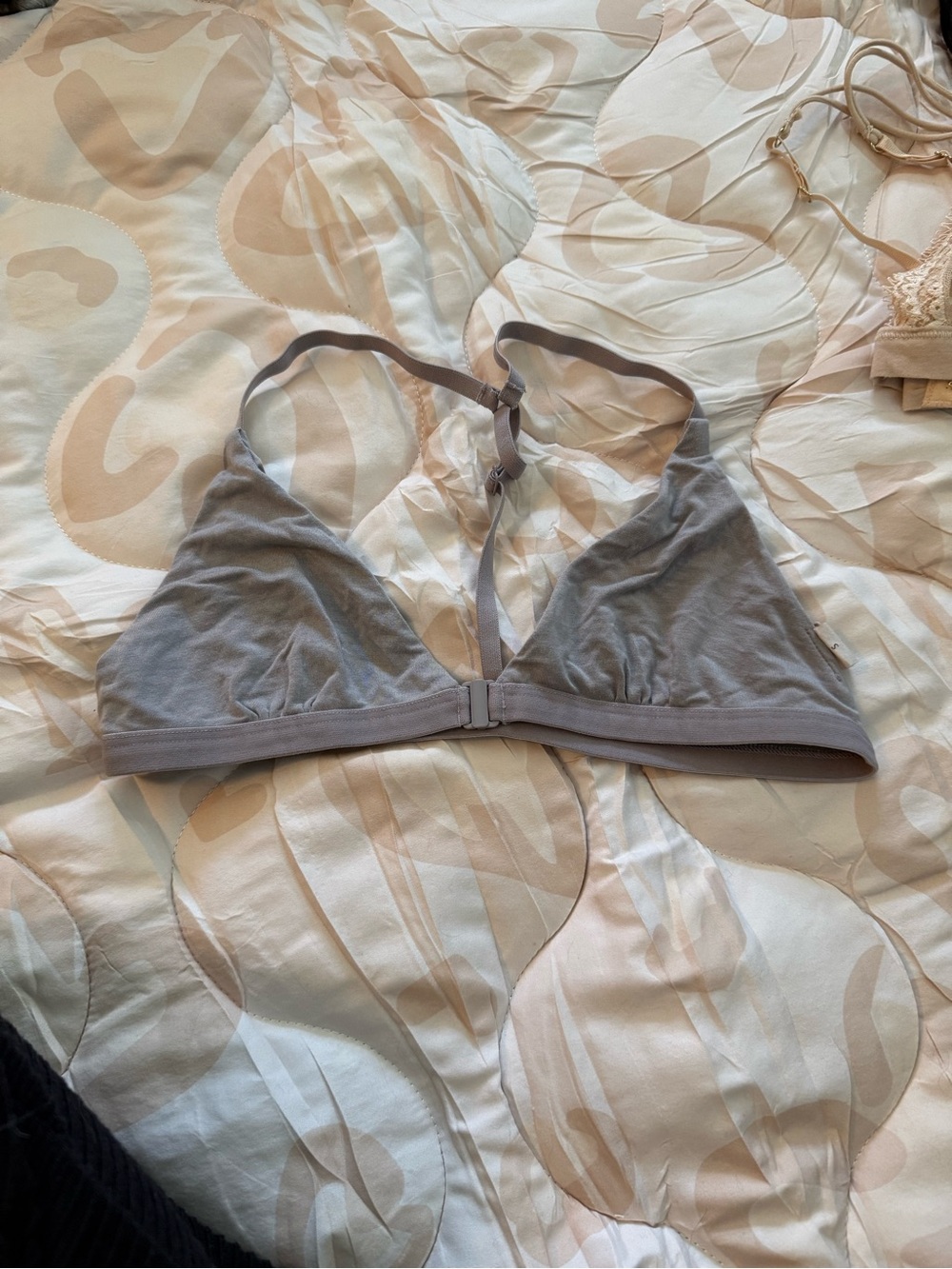 lululemon athletica Light Gray Triangle Bralette